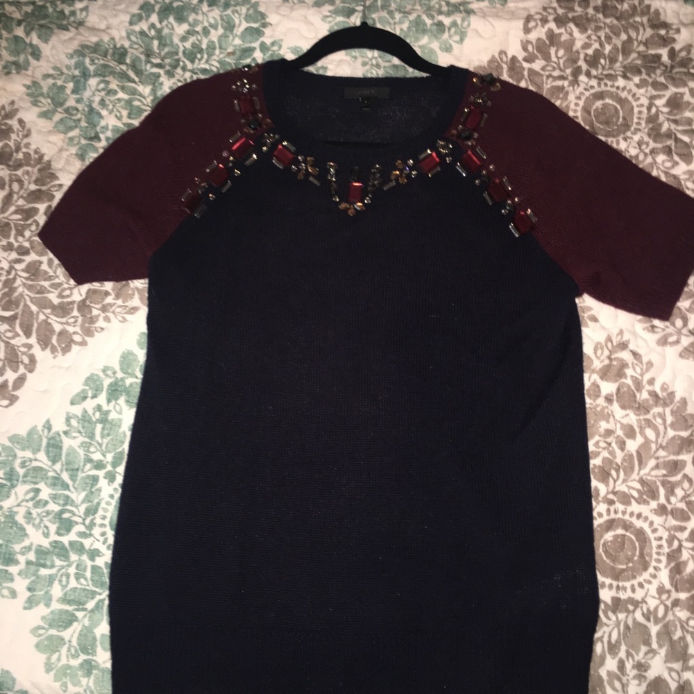 J Crew short sleeved sweater